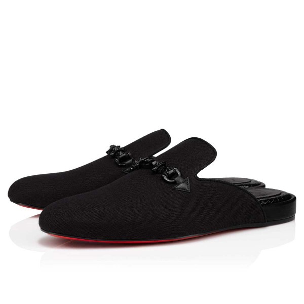 Slip Ons Christian Louboutin Coolito Swing Man ανδρικα μαυρα | CCIfM5c2