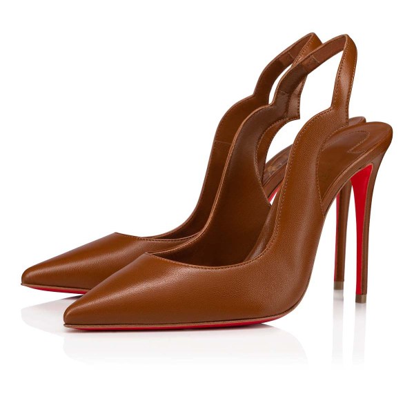 γοβεσ Christian Louboutin Hot Chick sling γυναικεια Μπεζ | EeUszTQi