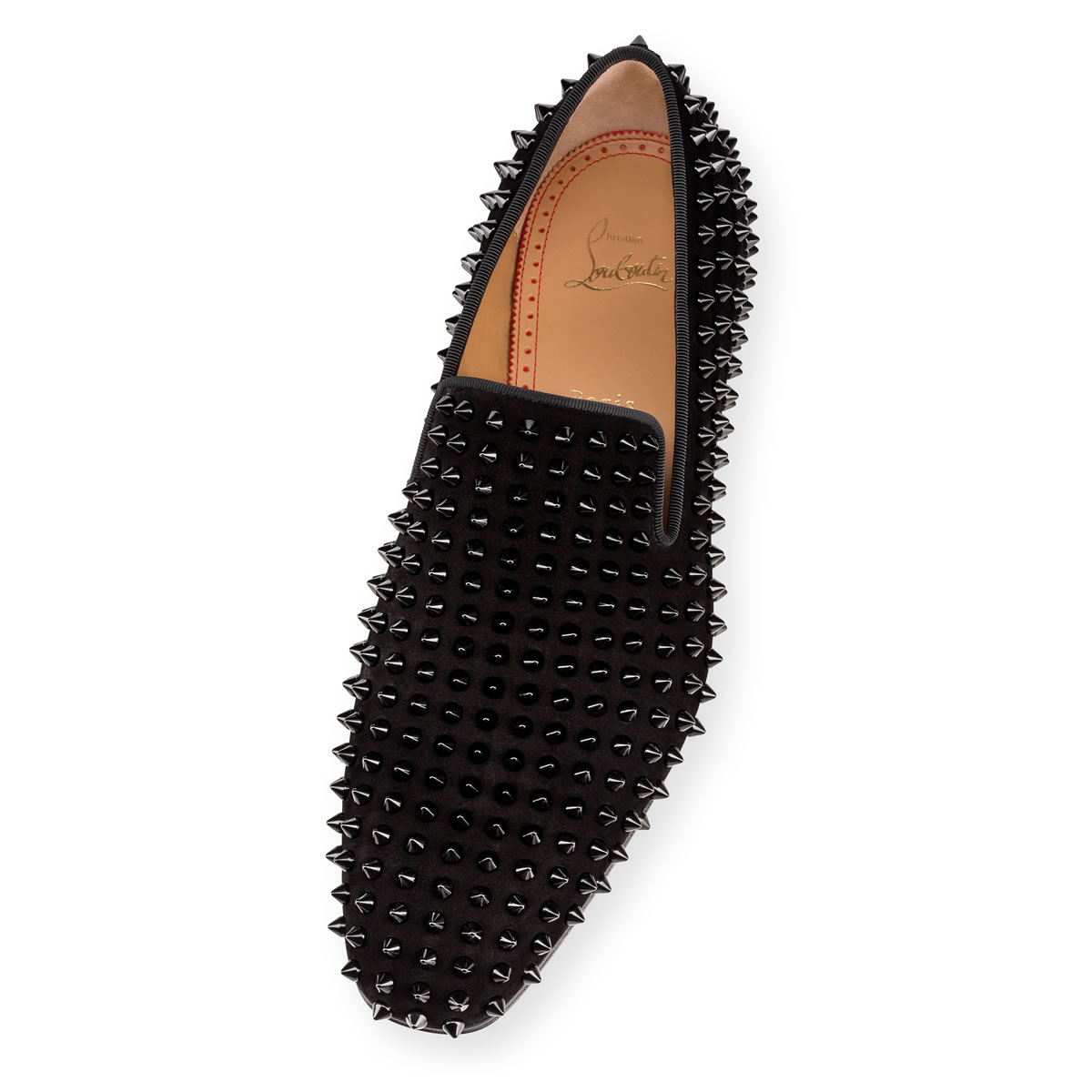 Loafers Christian Louboutin Dandelion Spikes ανδρικα μαυρα | Sm6h5JF5