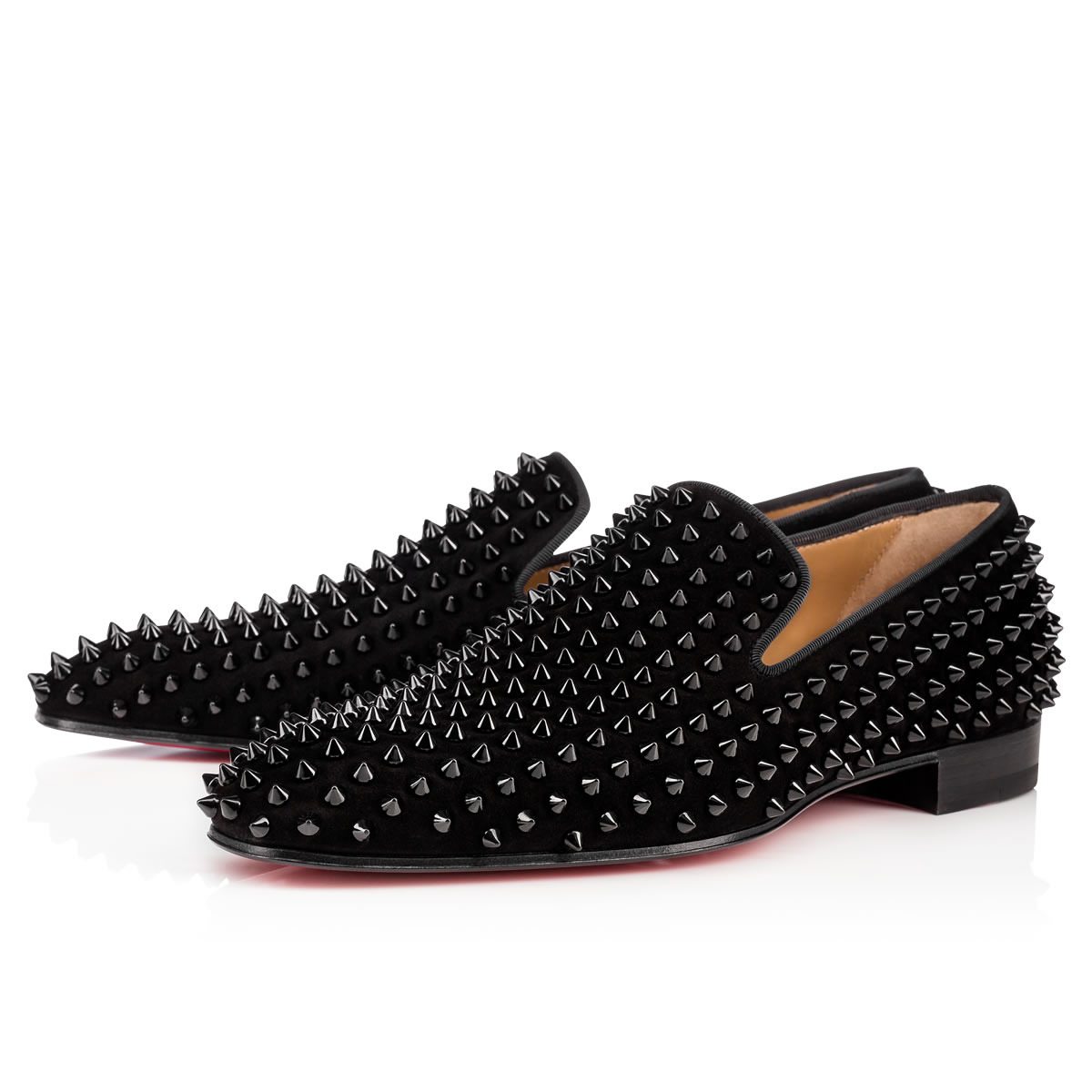 Loafers Christian Louboutin Dandelion Spikes ανδρικα μαυρα | Sm6h5JF5