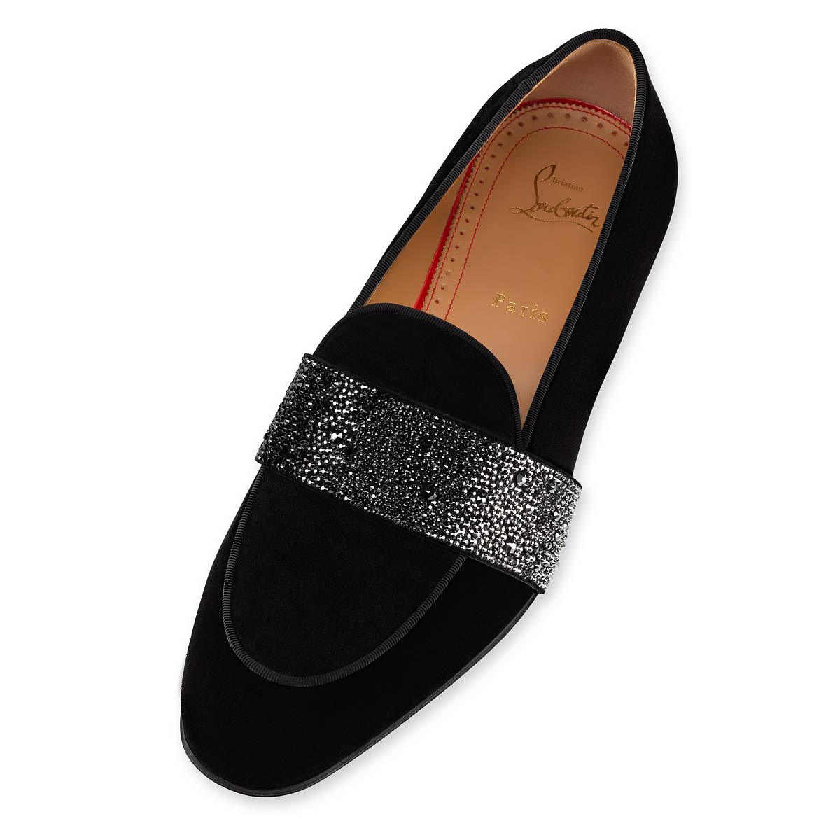 Loafers Christian Louboutin Nit Night Strass ανδρικα μαυρα | oaa3LhpC