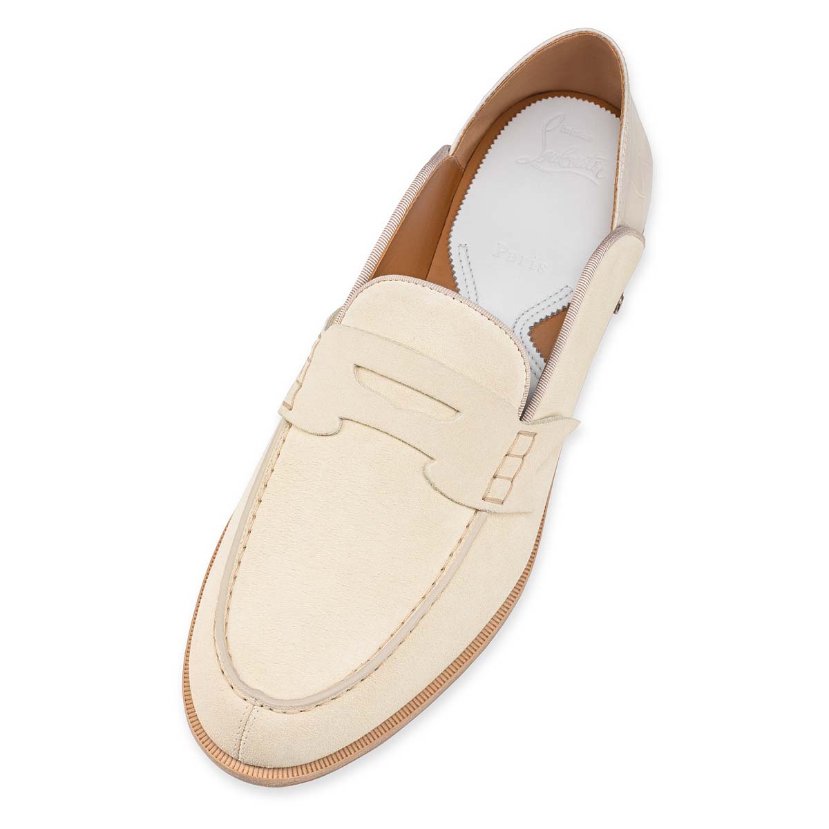 Loafers Christian Louboutin Penny No Back ανδρικα ασπρα | 8T53YdLb