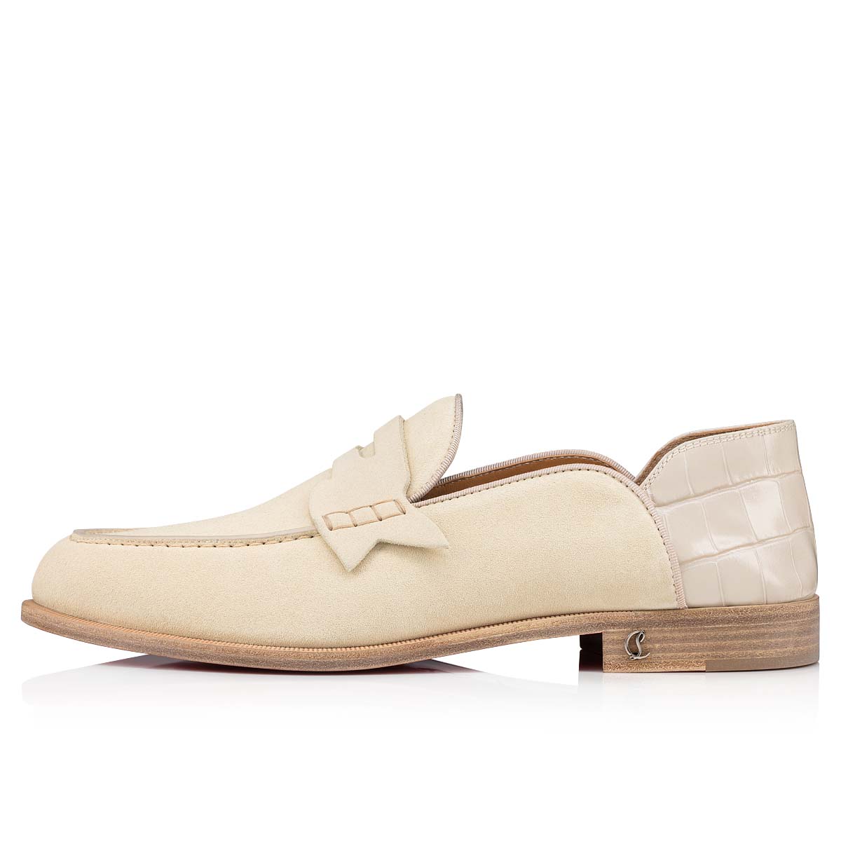 Loafers Christian Louboutin Penny No Back ανδρικα ασπρα | 8T53YdLb