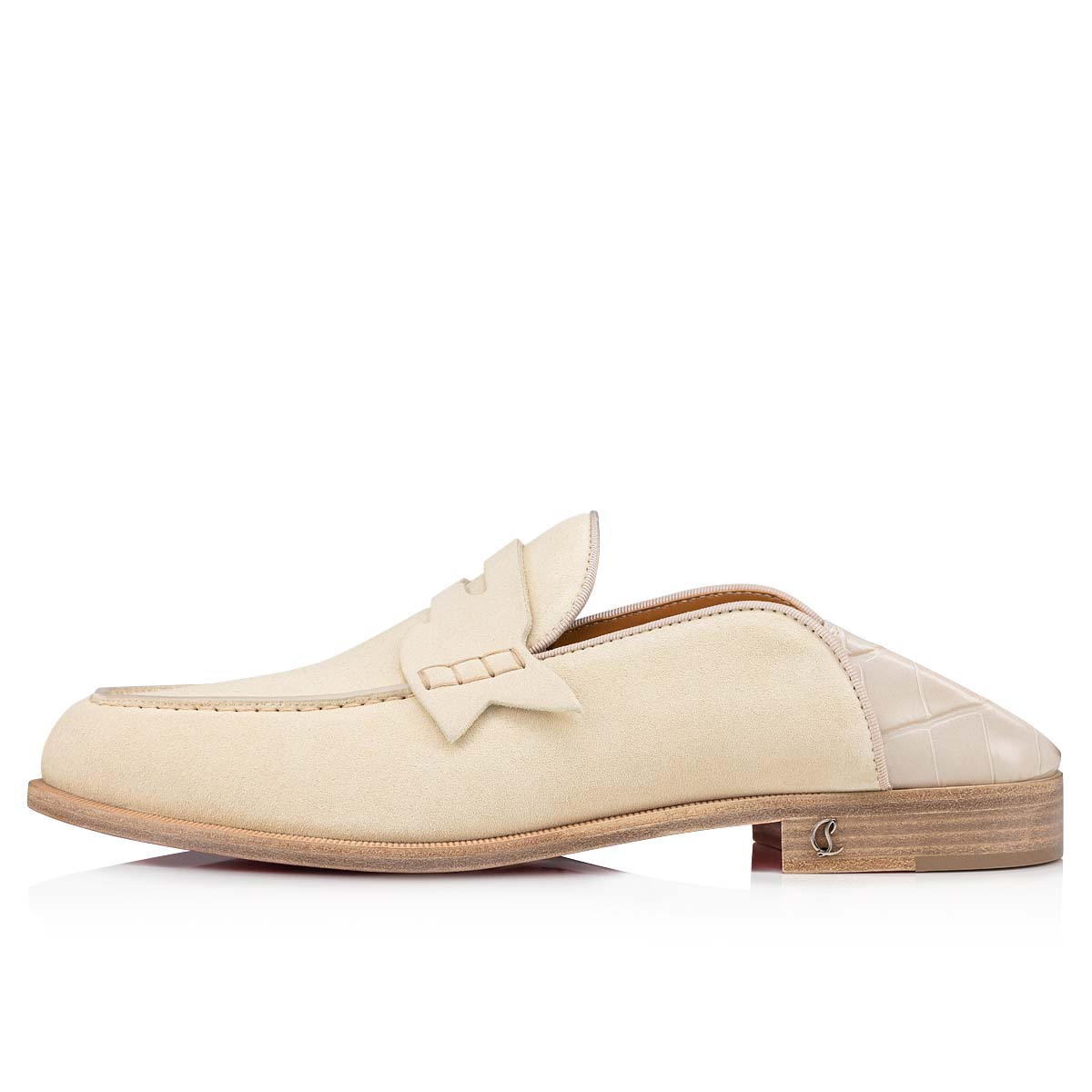 Loafers Christian Louboutin Penny No Back ανδρικα ασπρα | 8T53YdLb