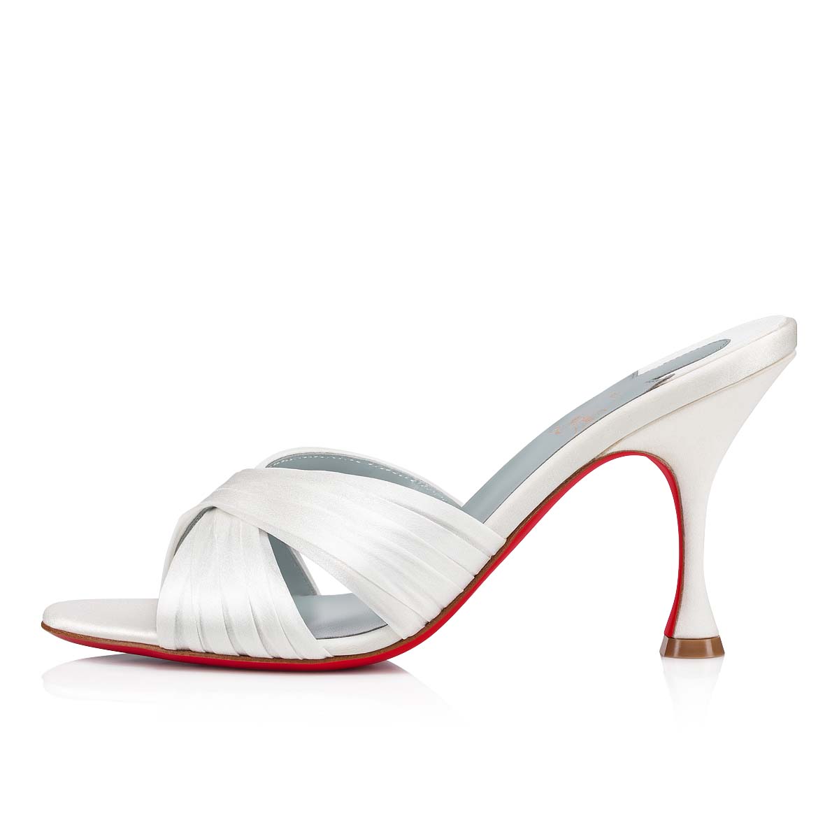 Mules Christian Louboutin Nicol Is Back γυναικεια ασπρα μπλε | UDjzSwEN