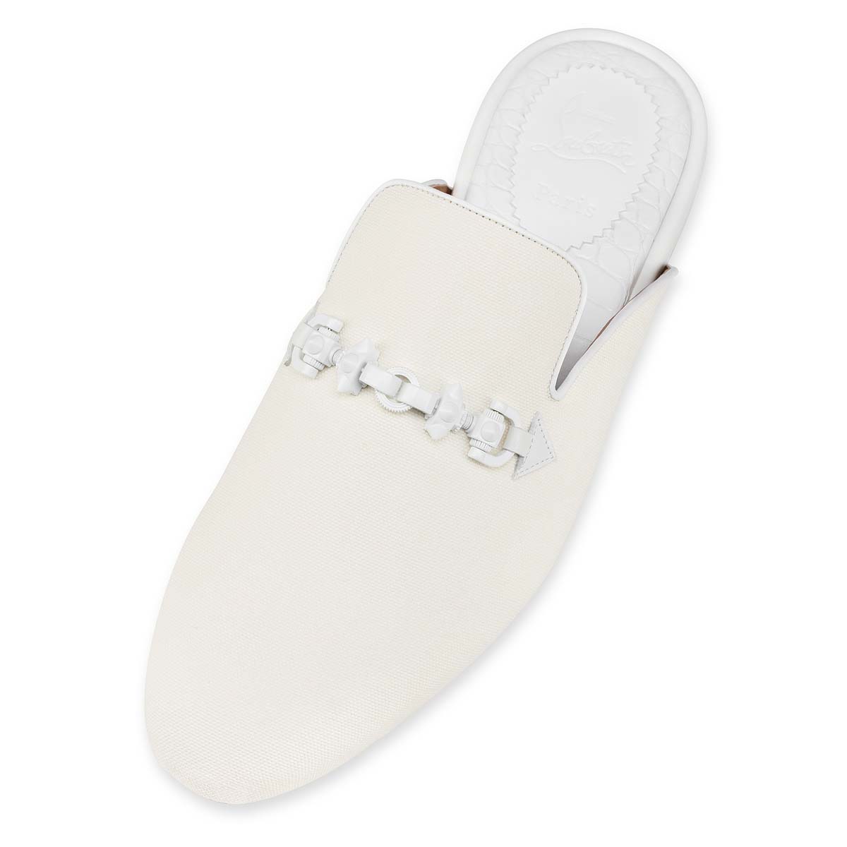 Slip Ons Christian Louboutin Coolito Swing Man ανδρικα ασπρα | h0QmBJu2