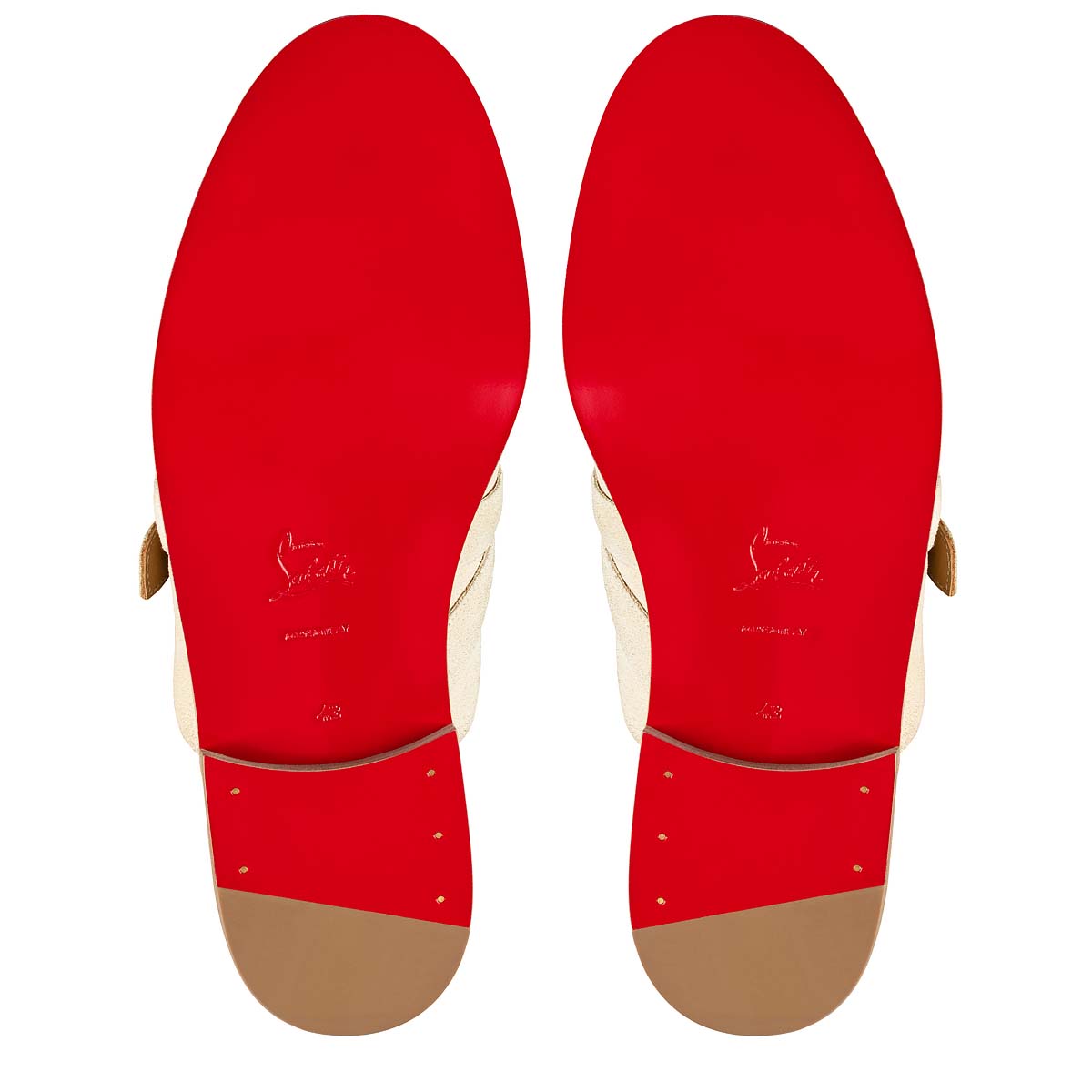 Slip Ons Christian Louboutin Muloman ανδρικα ασπρα | gcrOOn3s