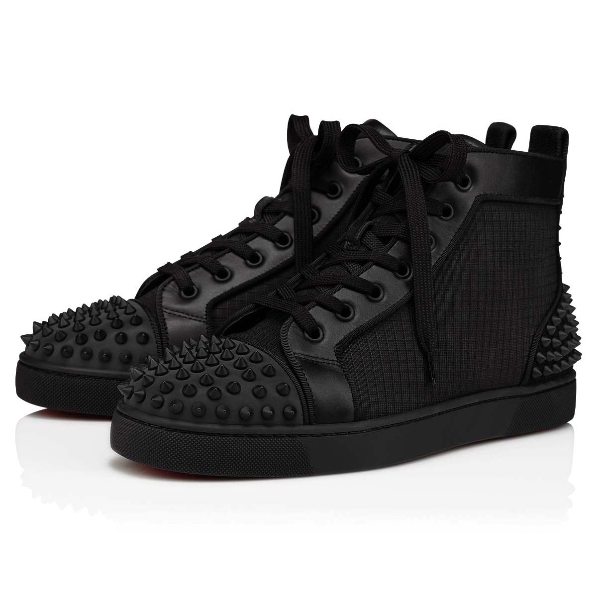 Αθλητικά Παπούτσια Christian Louboutin Lou Spikes 2 ανδρικα μαυρα | P1Qfa0fh