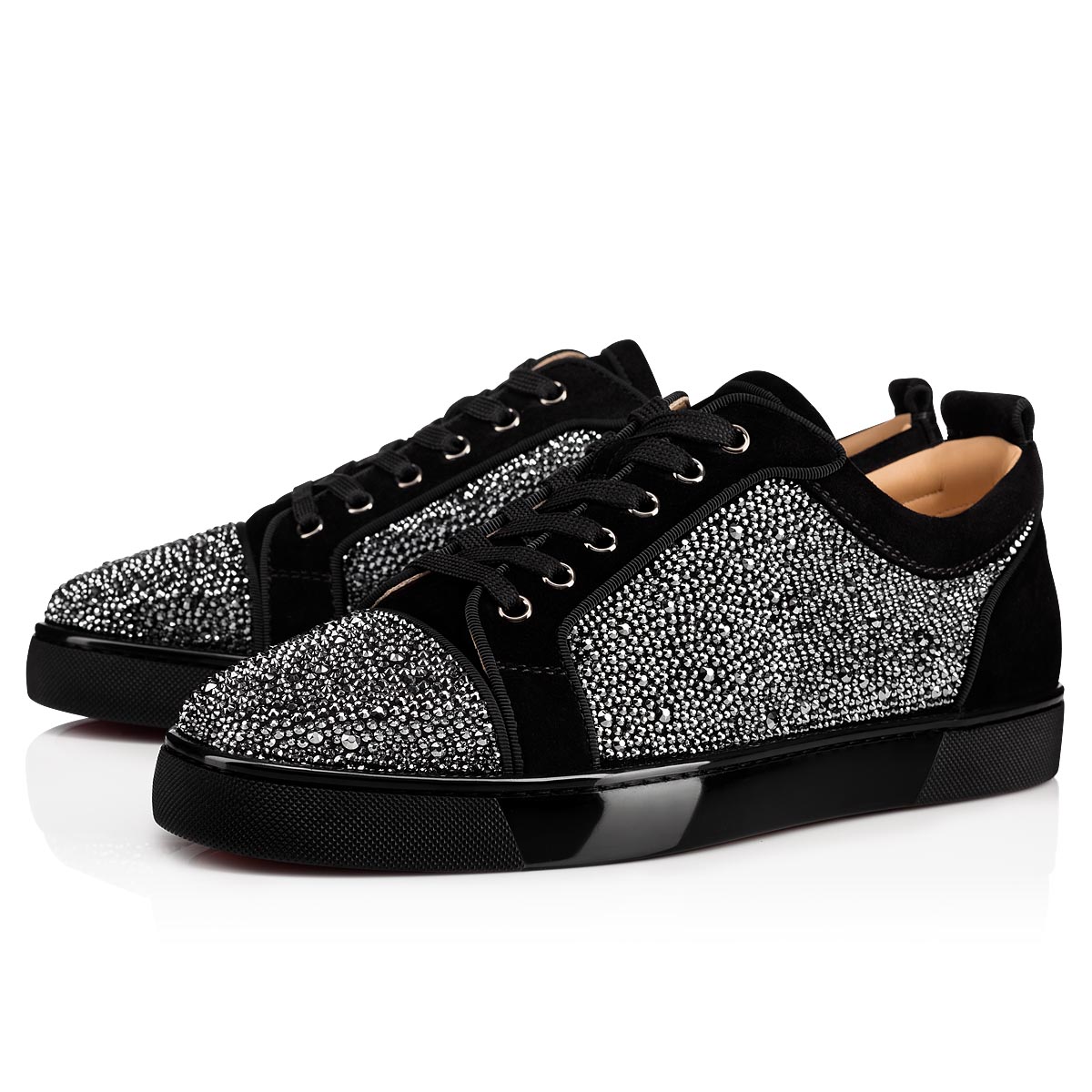 Αθλητικά Παπούτσια Christian Louboutin Louis Junior Strass ανδρικα μαυρα | WhmfzI5v