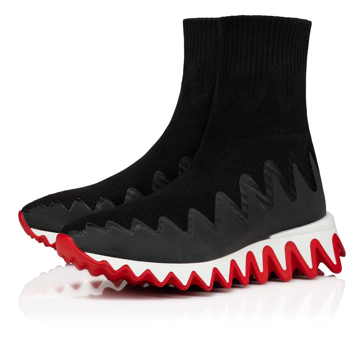 Αθλητικά Παπούτσια Christian Louboutin Sharky Sock γυναικεια μαυρα | UMn2F1KK