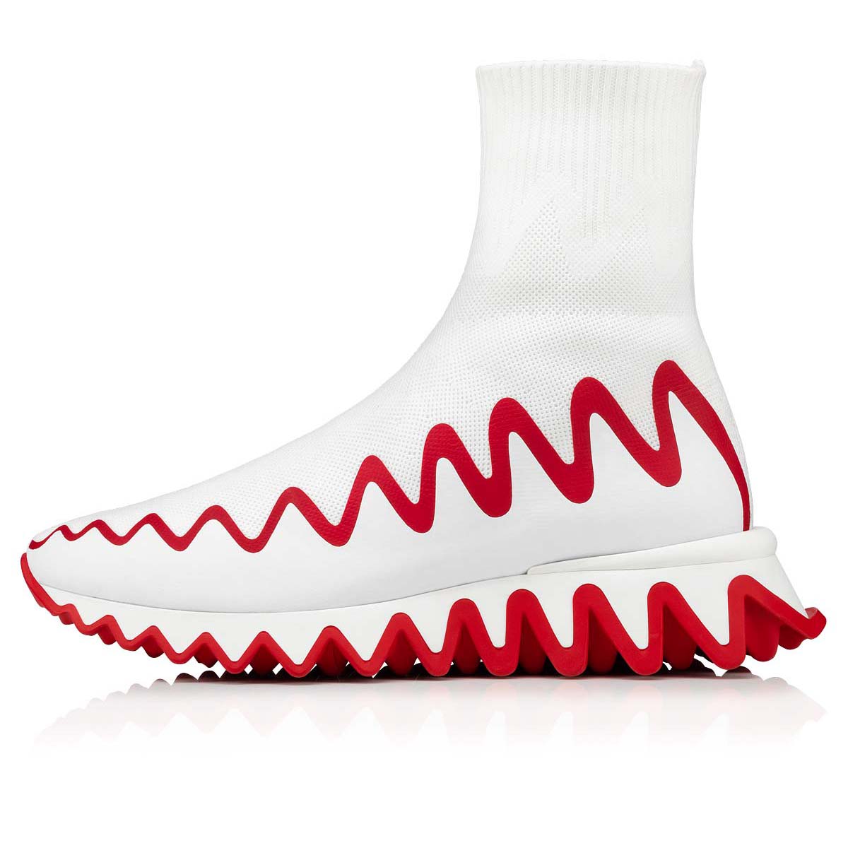 Αθλητικά Παπούτσια Christian Louboutin Sharky Sock Man ανδρικα ασπρα | vsSTyZbL