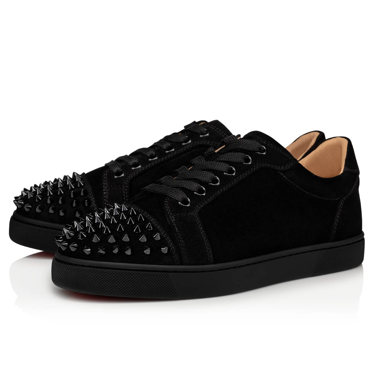 Αθλητικά Παπούτσια Christian Louboutin Vieira Spikes γυναικεια μαυρα μαυρα | QagBTLLe