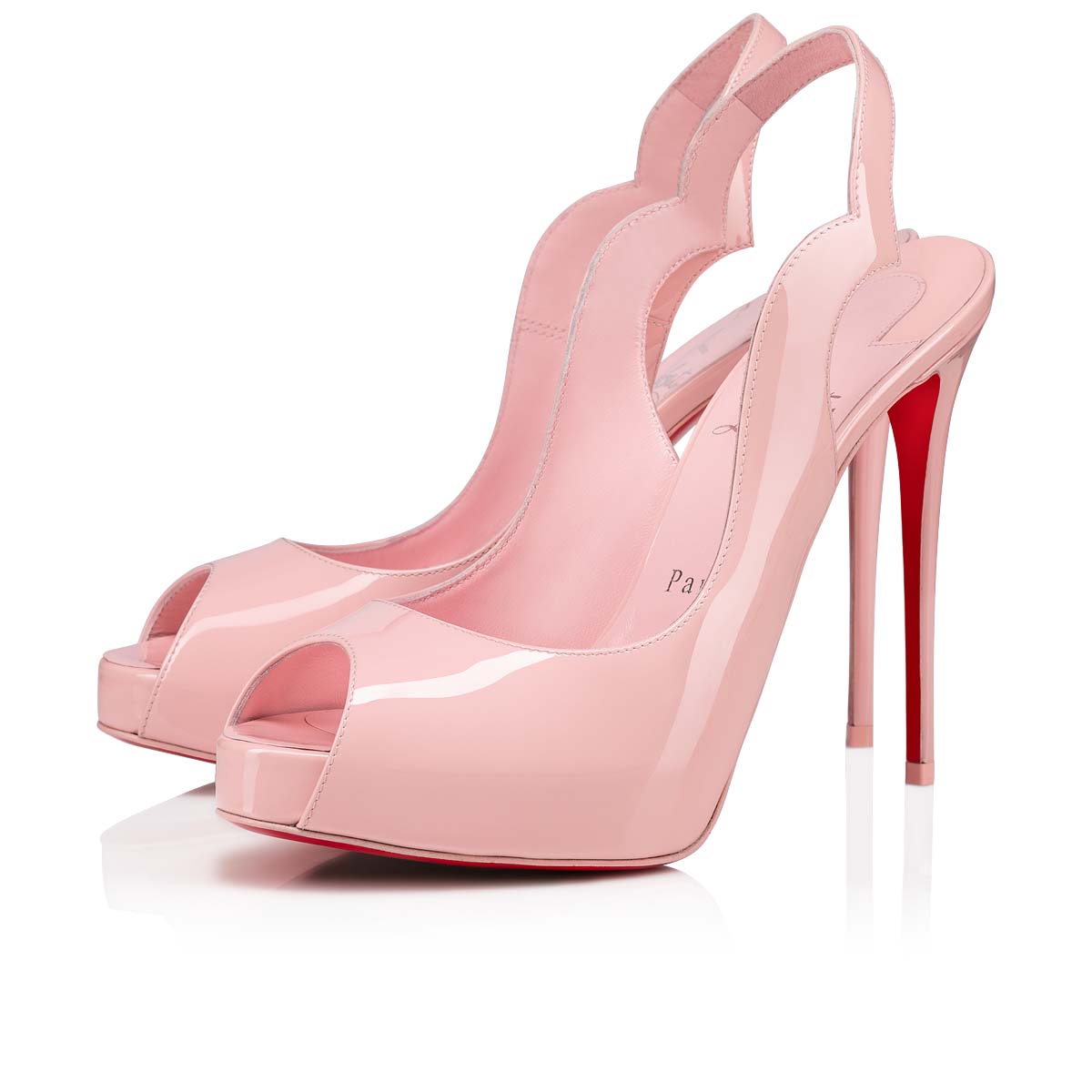 Τακούνια Christian Louboutin Hot Chick sling Alta γυναικεια ροζ | 7T9Dn2cf