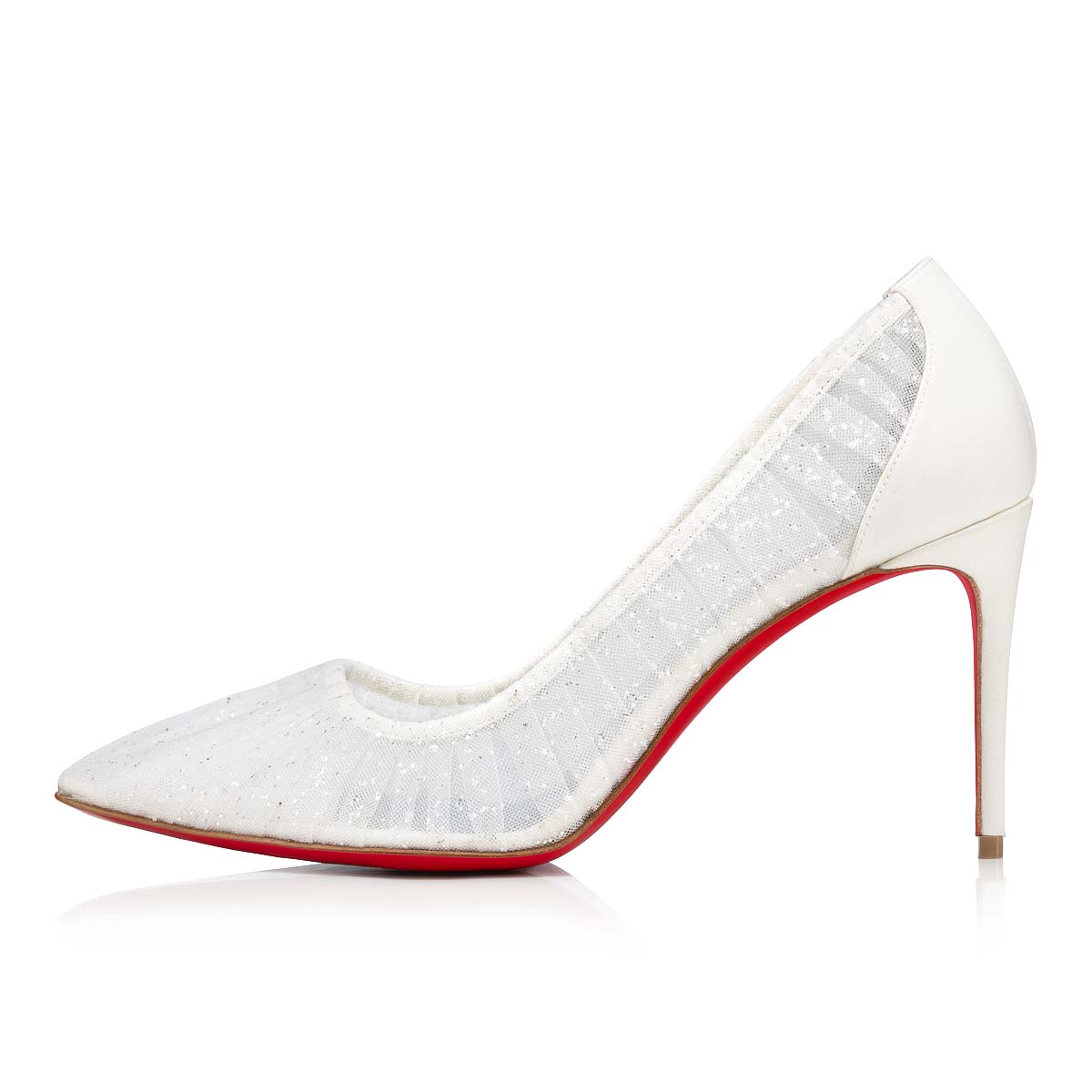 γοβεσ Christian Louboutin Kate Draperia γυναικεια ασπρα ασημι ασπρα μπλε | bLrGlcih