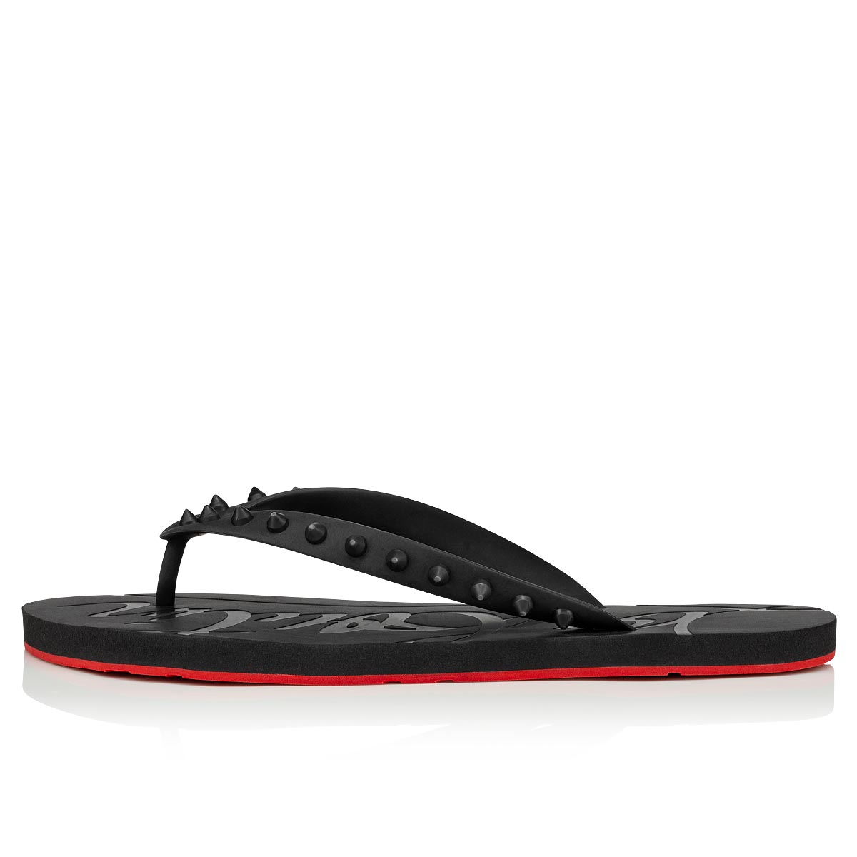 παντοφλεσ Christian Louboutin Loubi Flip Man ανδρικα μαυρα | IlsfTy0p