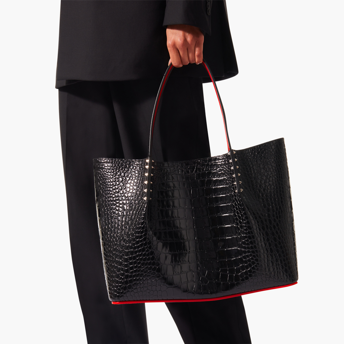 τσάντεσ tote Christian Louboutin Cabarock Large γυναικεια μαυρα | qWaX0gCa