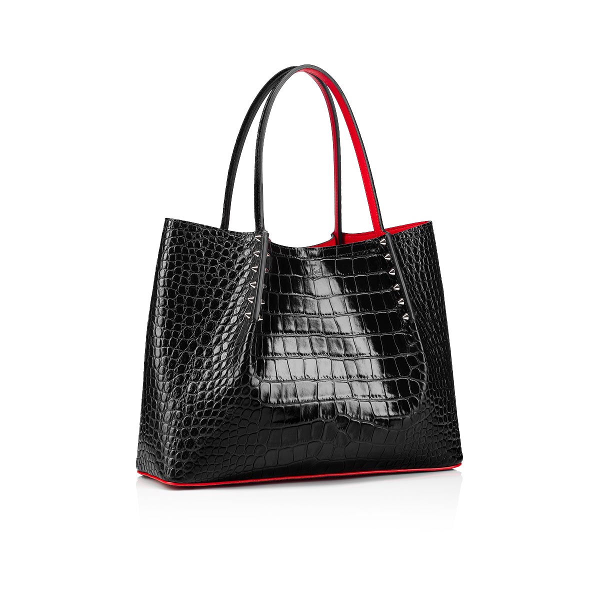 τσάντεσ tote Christian Louboutin Cabarock Small γυναικεια μαυρα | H9M0l7TM