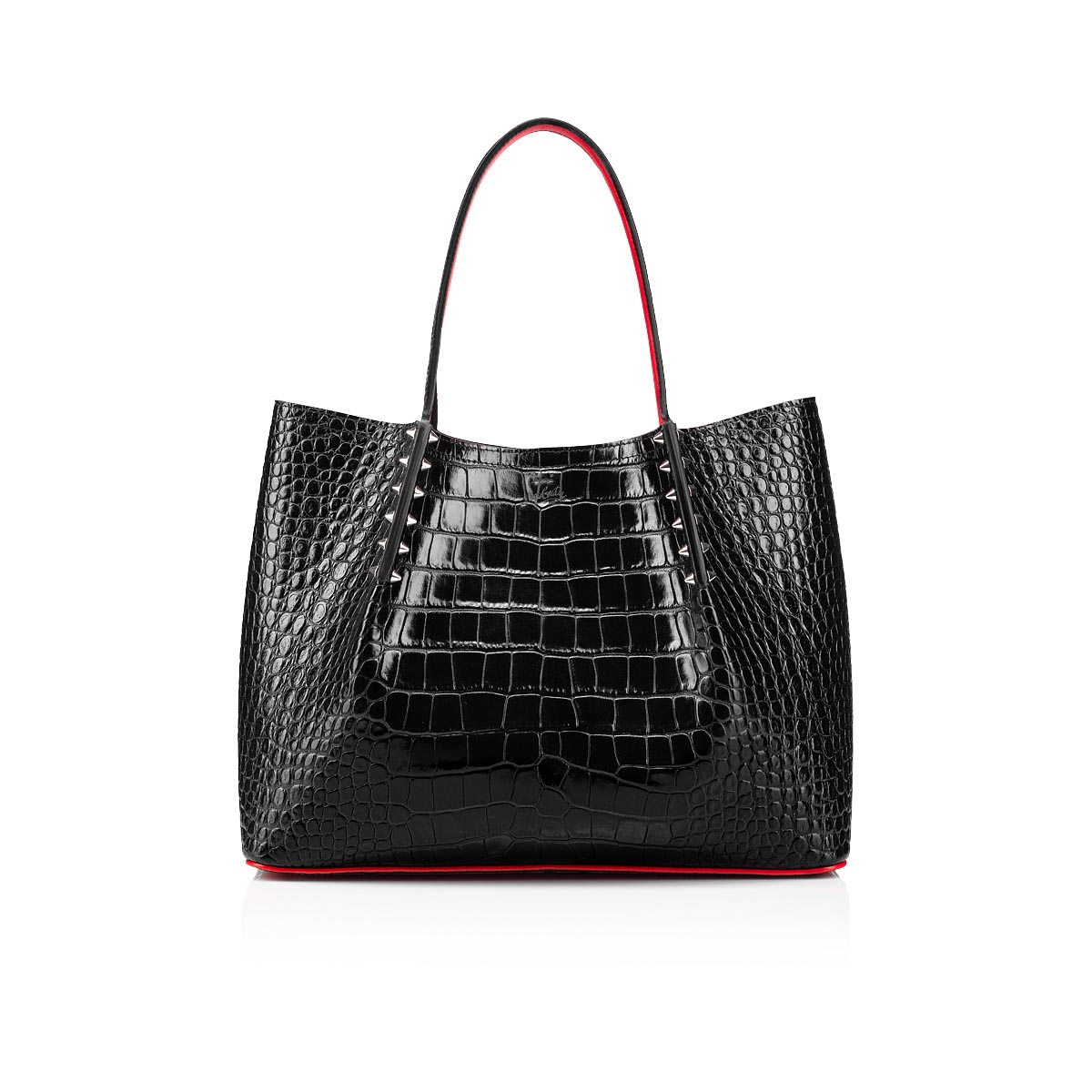 τσάντεσ tote Christian Louboutin Cabarock Small γυναικεια μαυρα | H9M0l7TM