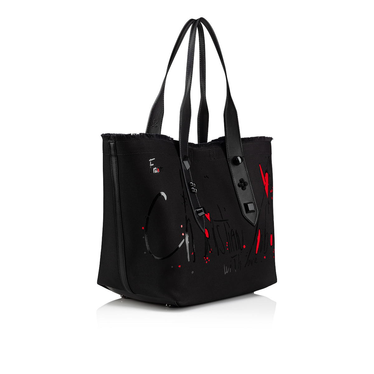 τσάντεσ tote Christian Louboutin Frangibus Medium γυναικεια μαυρα | vT7N2ydS