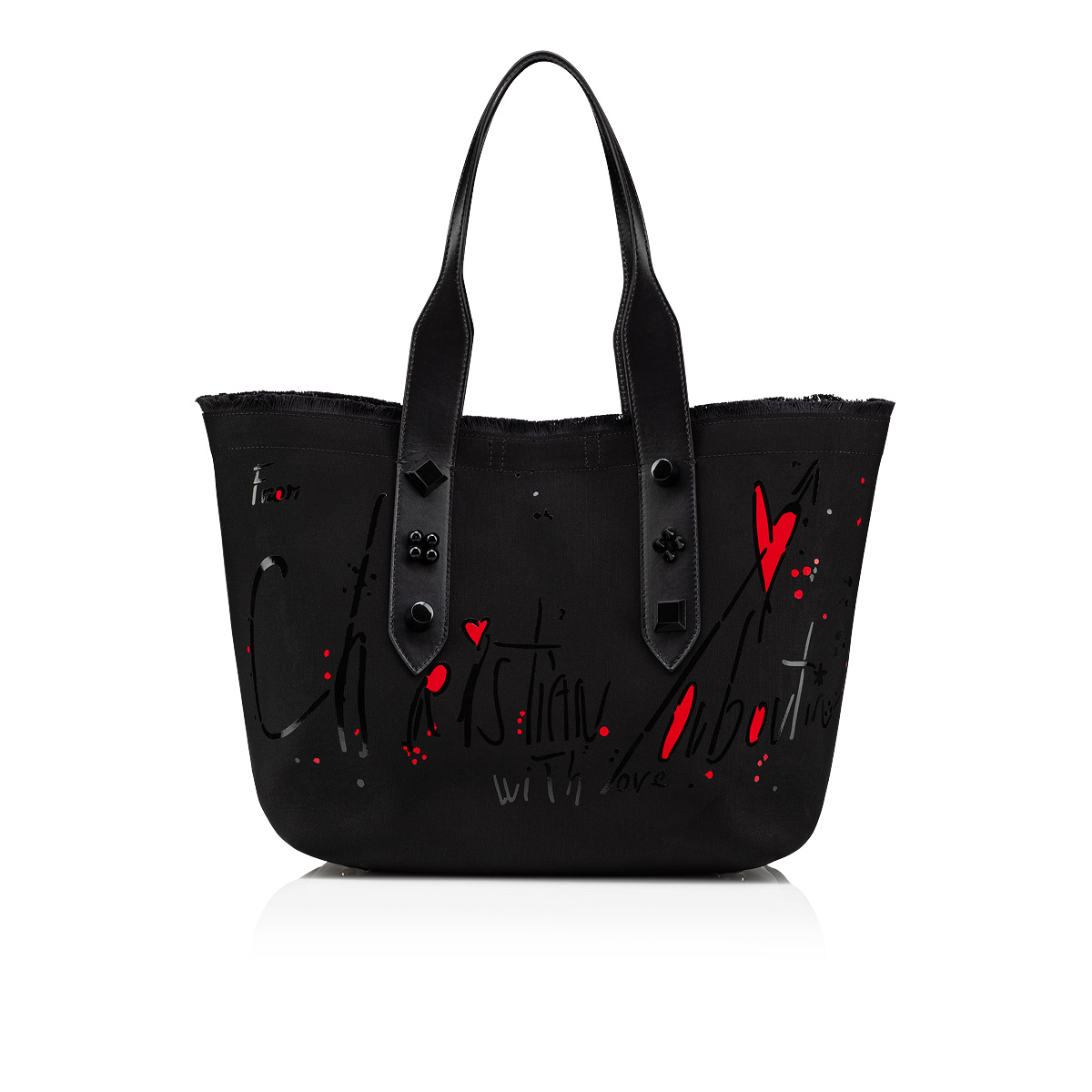 τσάντεσ tote Christian Louboutin Frangibus Medium γυναικεια μαυρα | vT7N2ydS