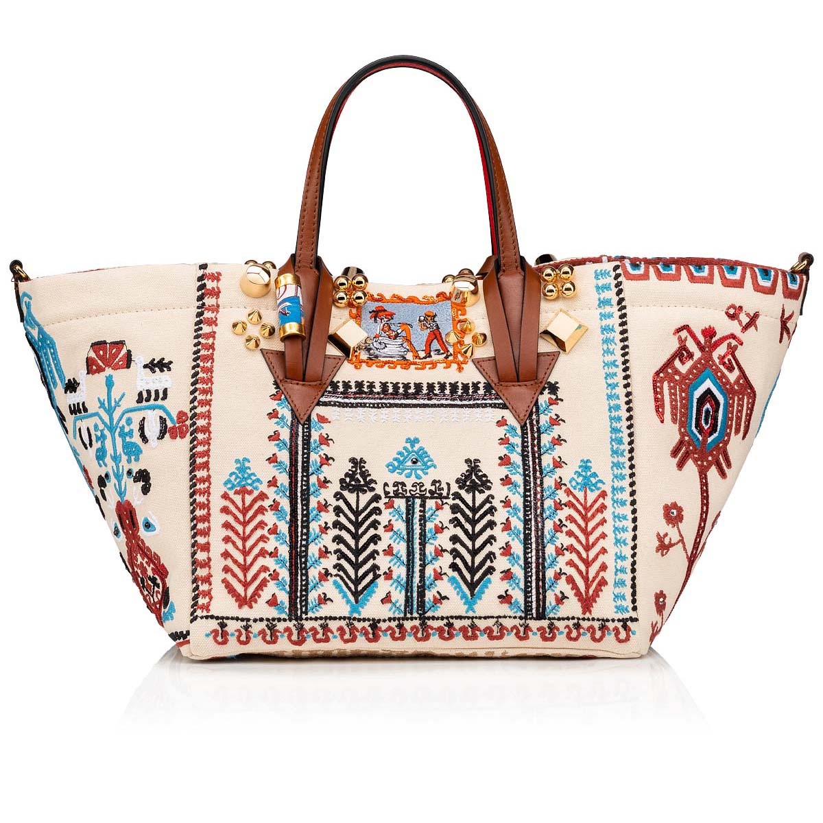 τσάντεσ tote Christian Louboutin Greekaba Small γυναικεια Πολύχρωμο | fnsXO6ip